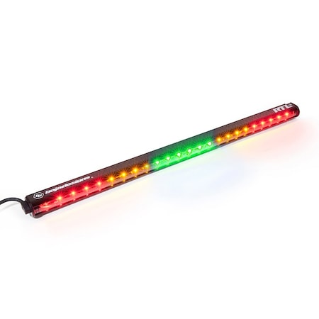 Baja Designs 30in Light Bar RTL-G Solid Amber, Green Center, Flashing Amber 103003